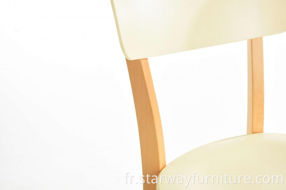 Plastic Back Seat Dining Chair